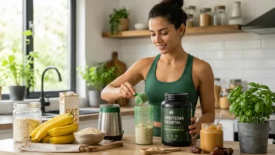 Hipercalórico vegano: como ganhar massa sem produtos animais