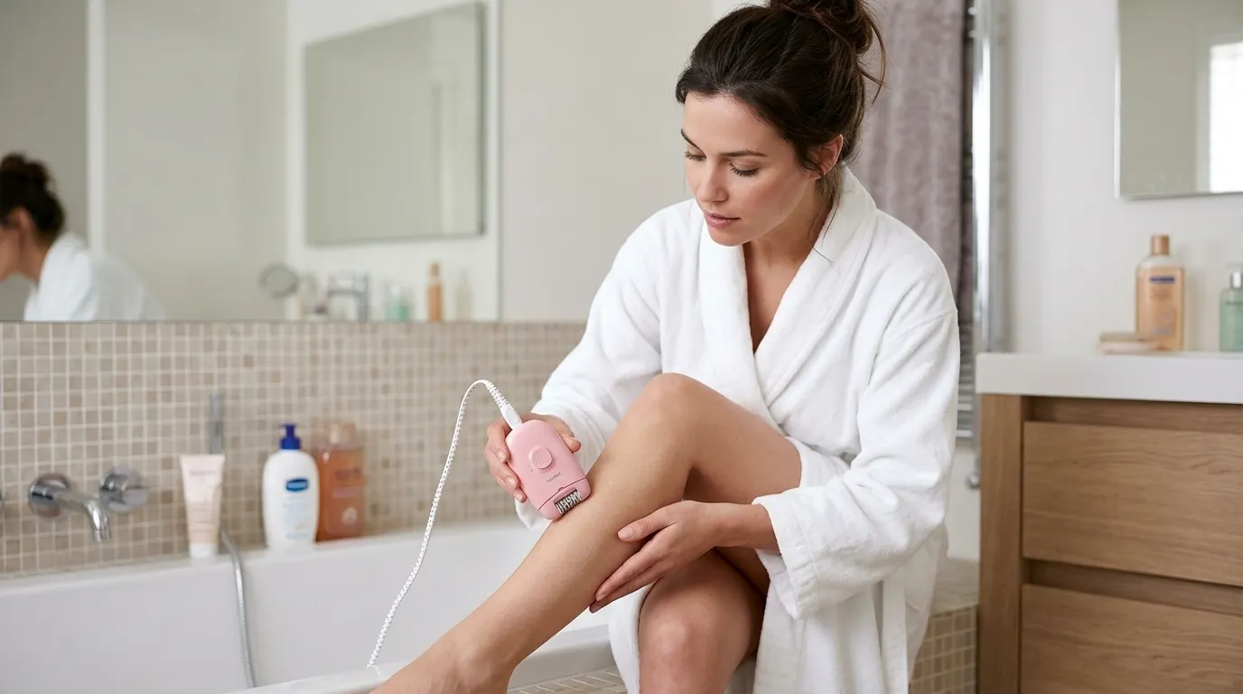 Depilação eficiente com o depilador Philips Satinelle para cuidados pessoais e bem-estar