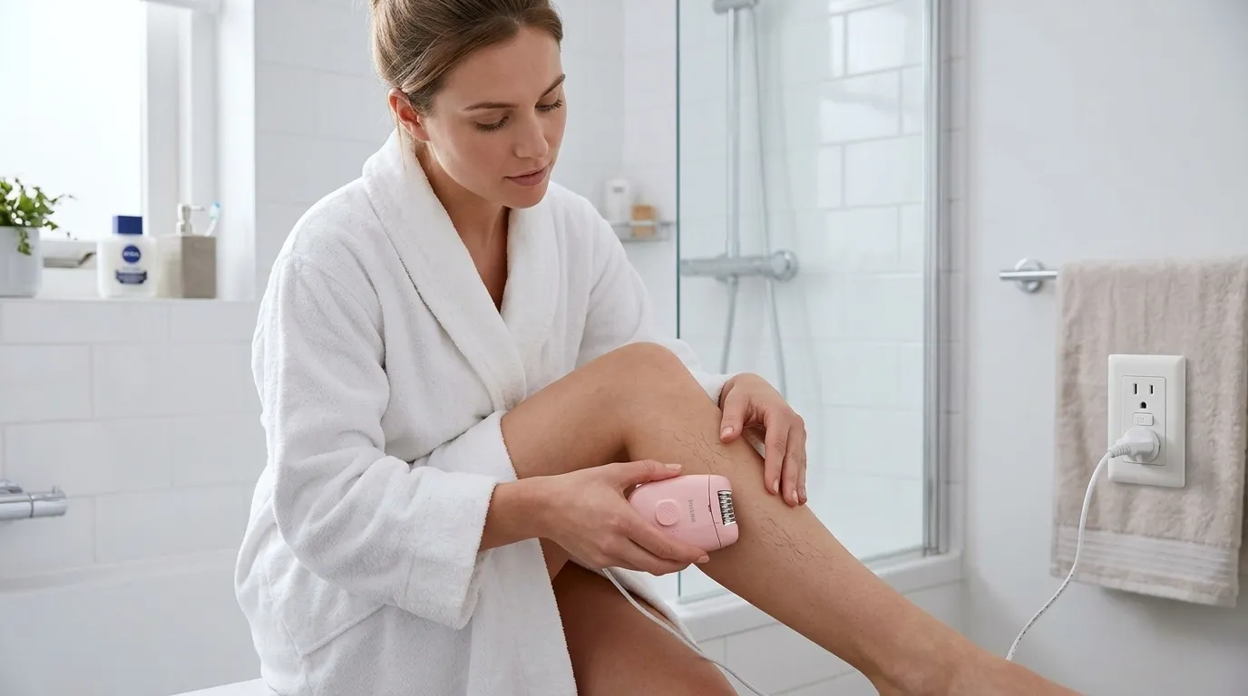 Depilador Philips Satinelle com Escova de Limpeza Facial em Oferta