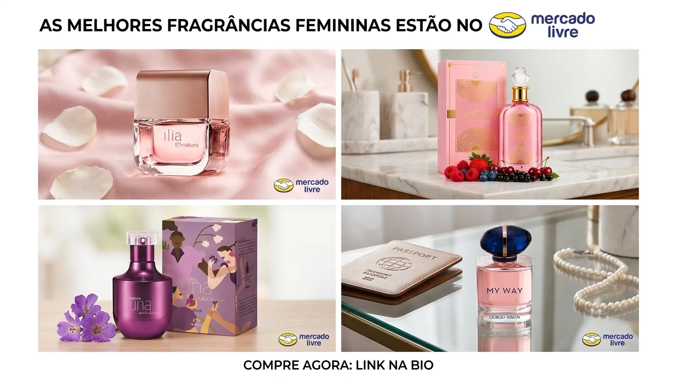 Perfumes importados femininos para treino e bem-estar